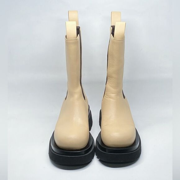 Bottega Veneta Lug Sole Leather Chelsea Boots size 36.5 - Picture 2 of 12
